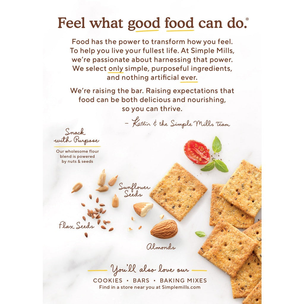 Sundried Tomato & Basil Almond Flour Crackers