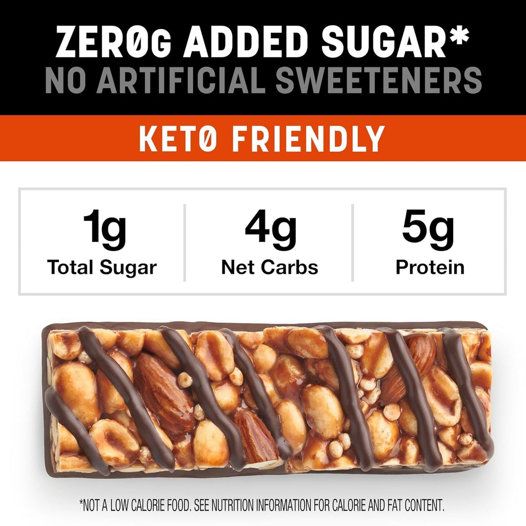 Zero Added Sugar Peanut Butter Dark Chocolate Bars (5 CT)