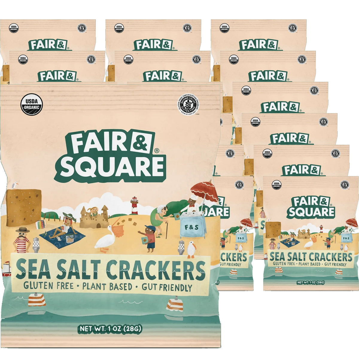 Sea Salt Crackers (18 Pack)