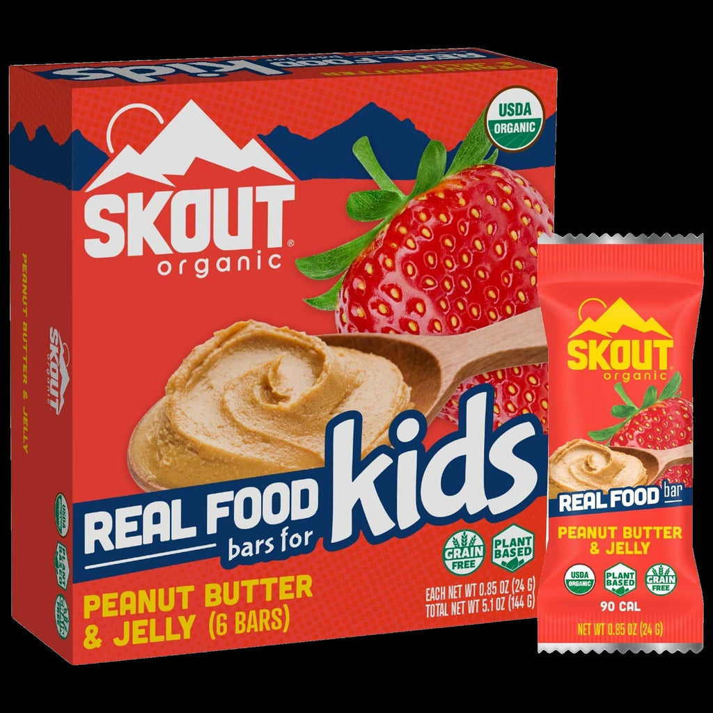 Organic Peanut Butter & Jelly Kid's Snack Bar (6 CT)