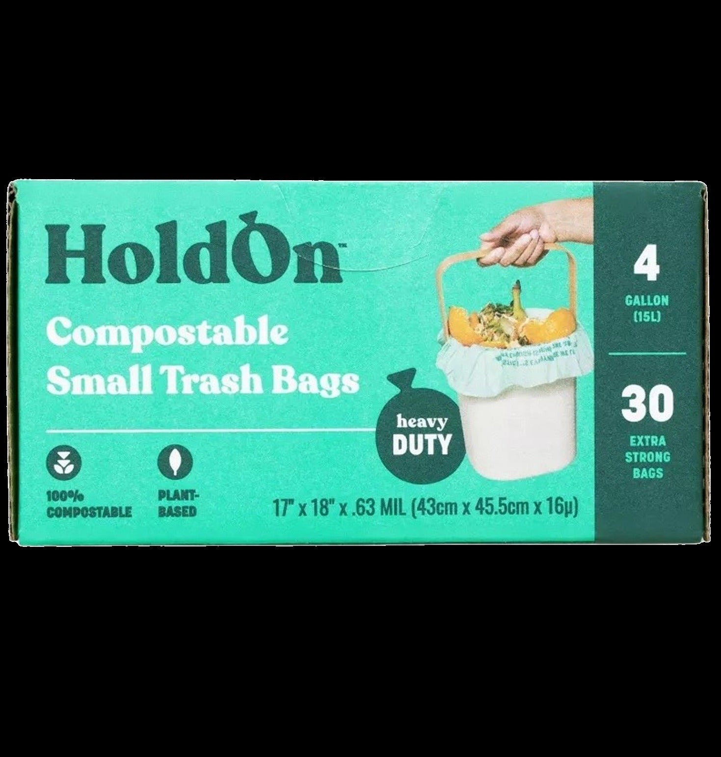 Compostable Small Space 4 Gal Trash Bags (30 CT)
