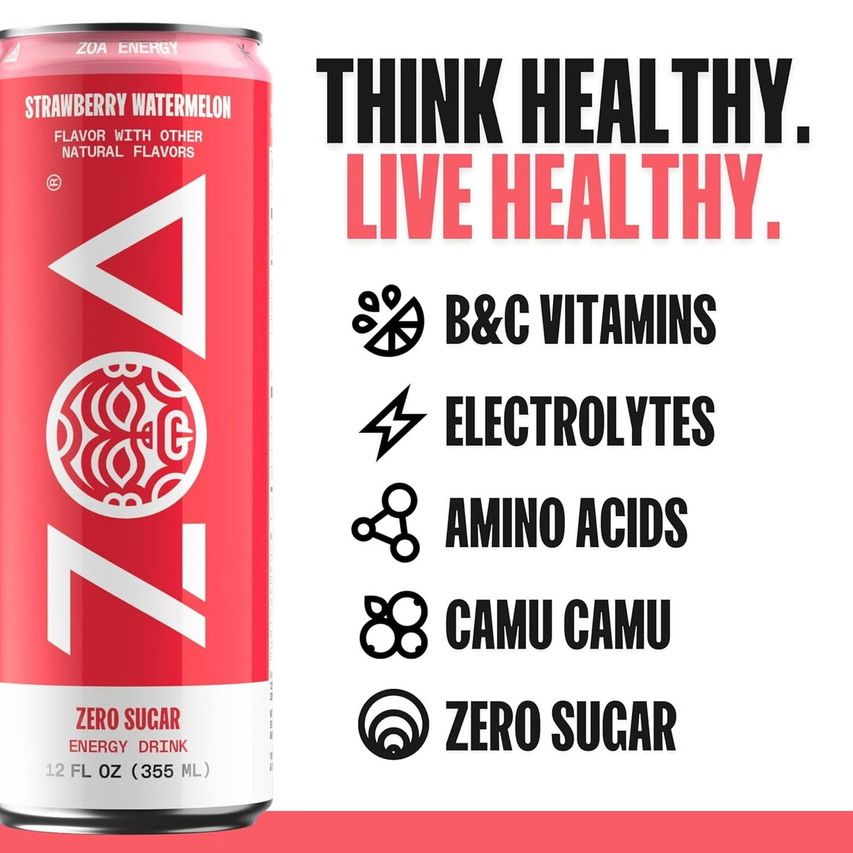 Strawberry Watermelon Energy Drink (12 Pack)