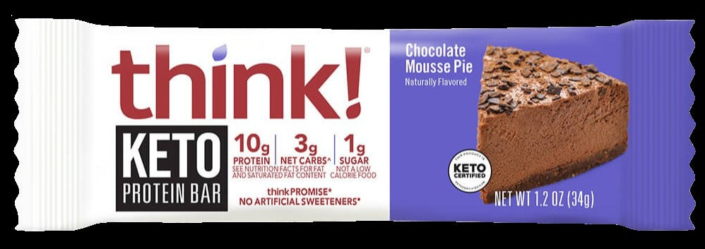 Chocolate Mousse Pie Keto Protein Bar (10 Pack)