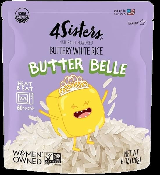 Organic White Buttery Rice RTE (12 Pack)
