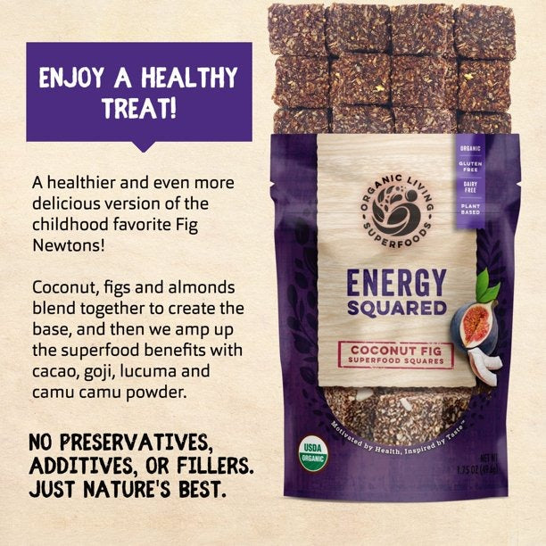 Energy Squares Coconut Fig
