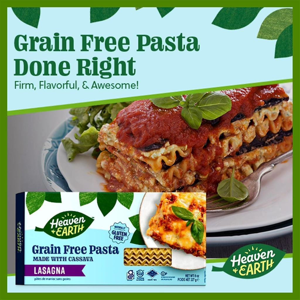 Grain Free Cassava Pasta Lasagna Noodles