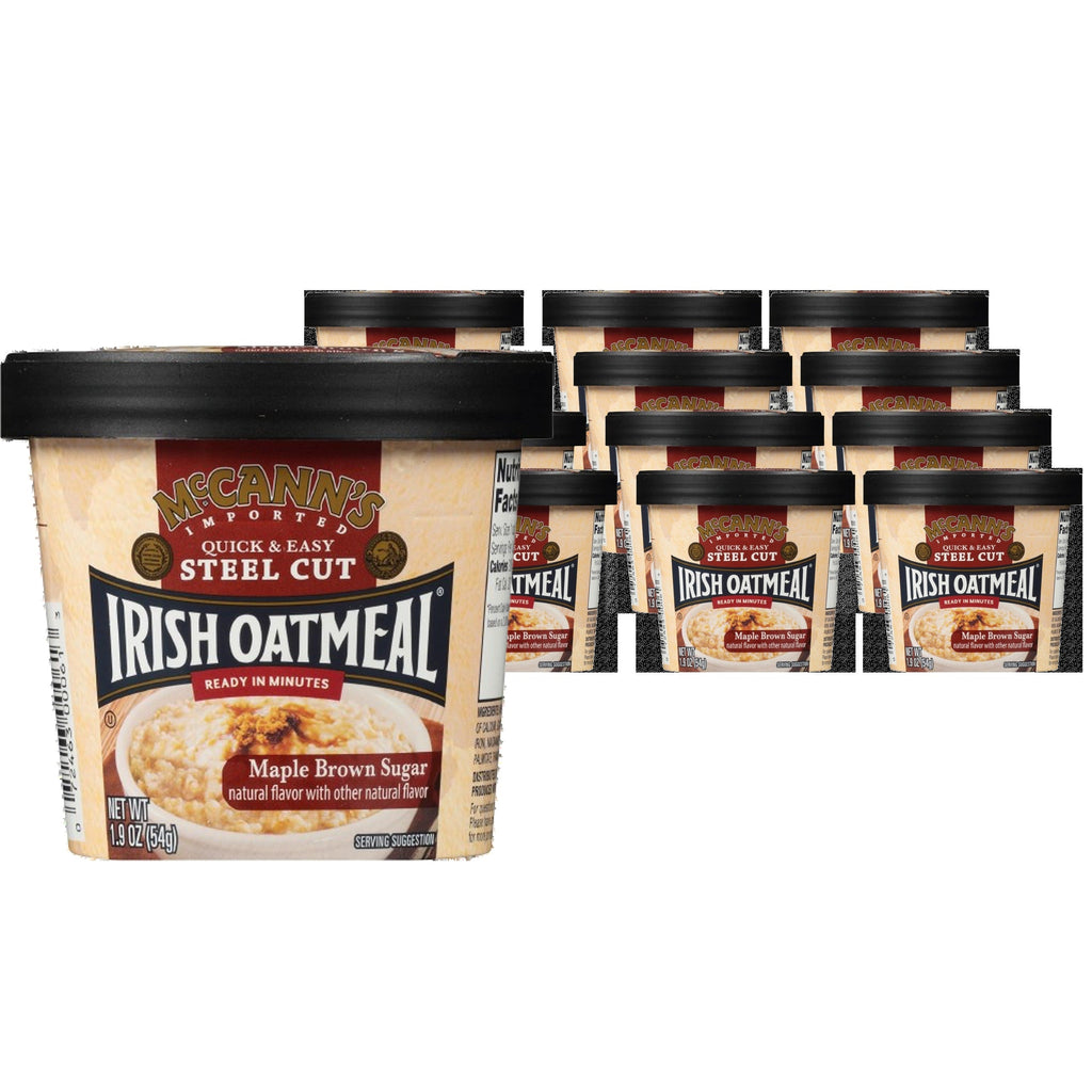 Instant Oatmeal Cup, Maple Brown Sugar (12 Pack)