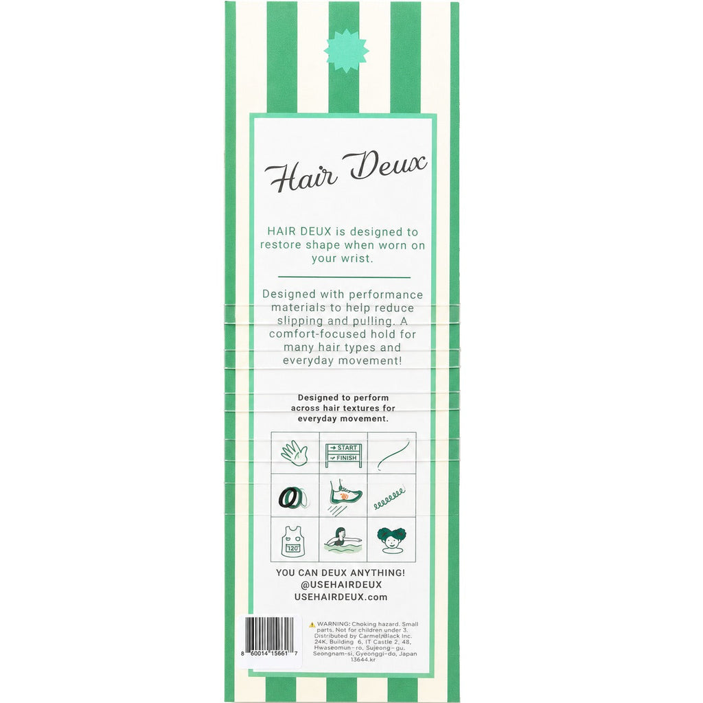 Eco-Friendly Adult Hair Ties - Classic Clear (10 CT)
