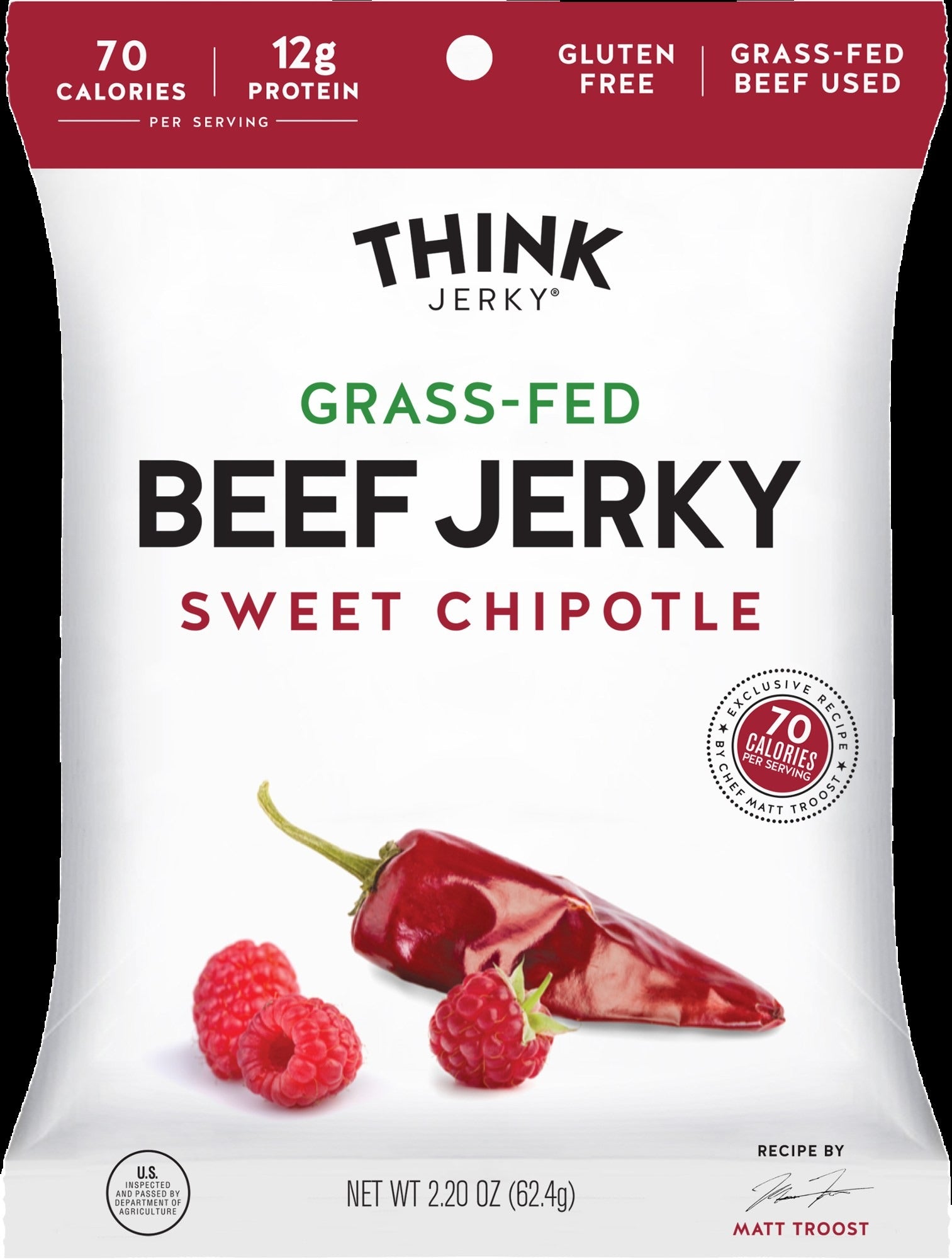 Grass-Fed Beef Jerky - Sweet Chipotle