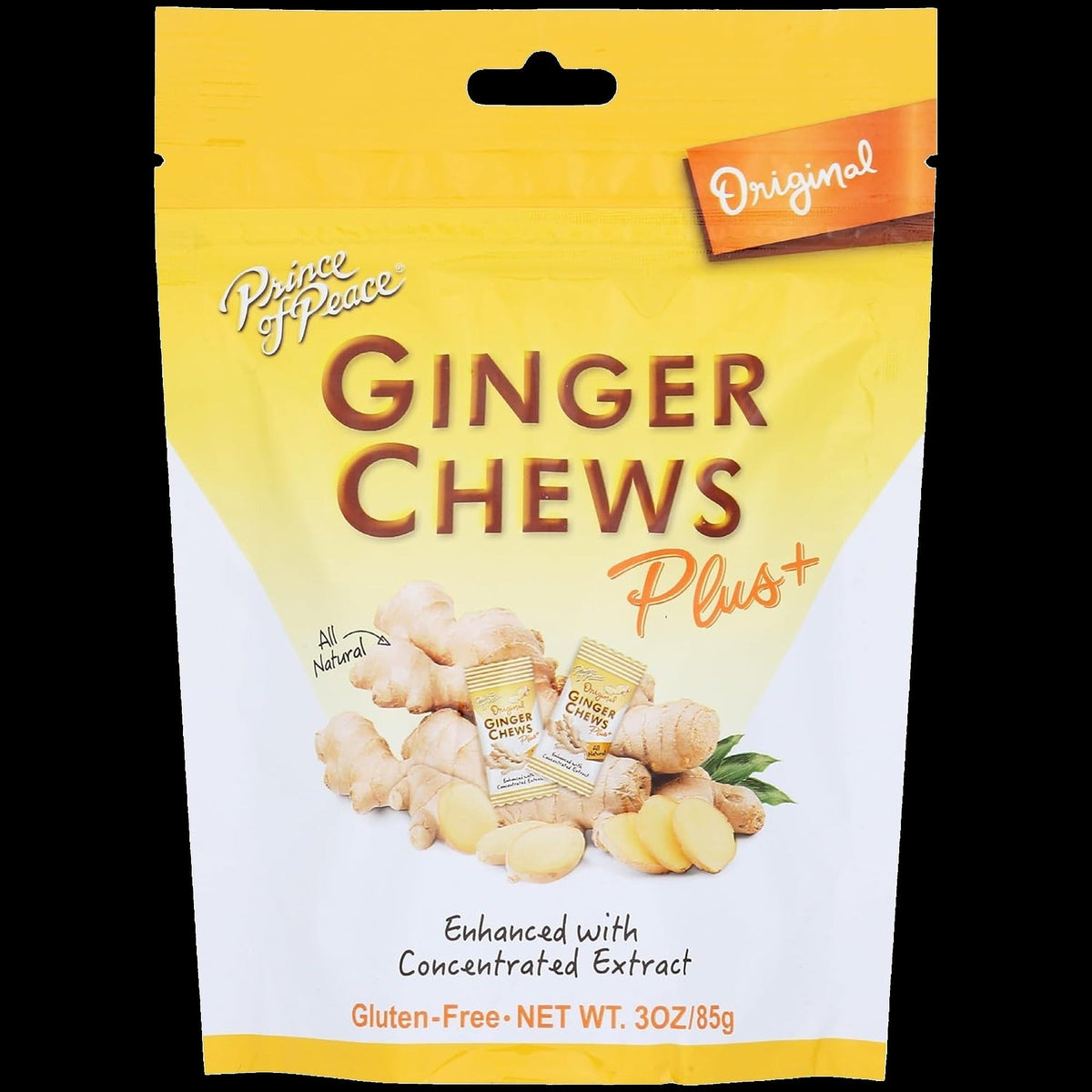 Ginger Chews Plus Original (6 Pack)