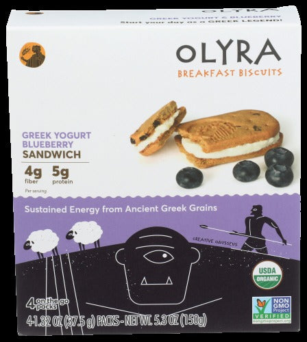 Blueberry Sandwich Breakfast Biscuit