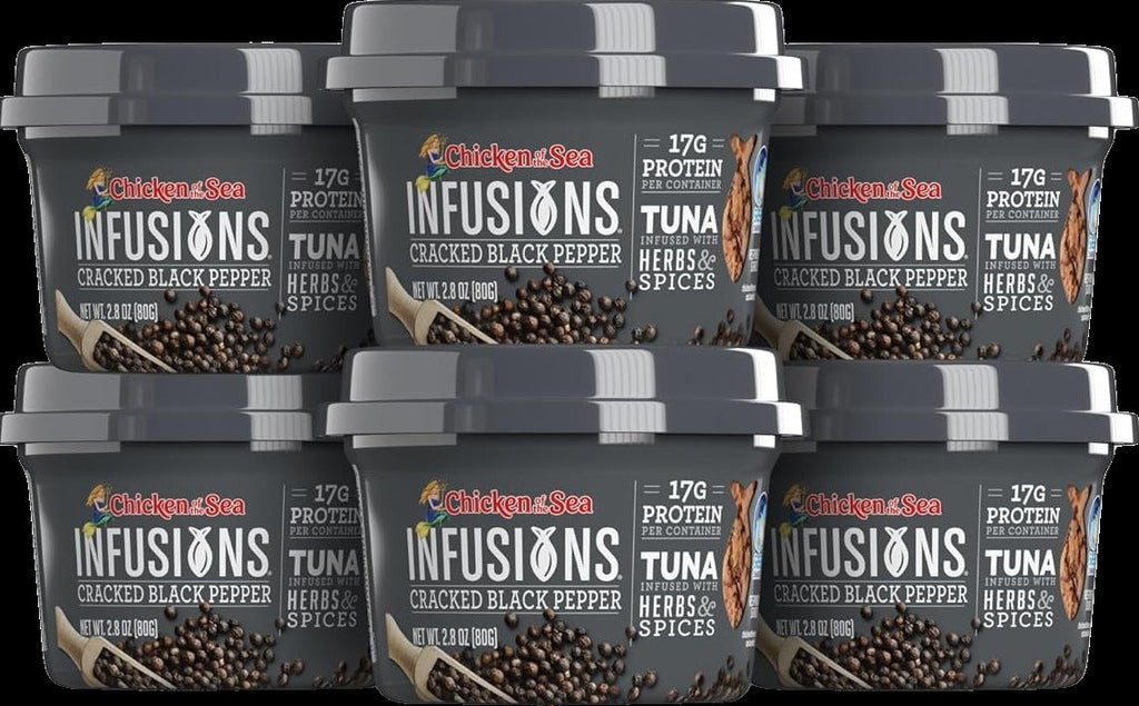 Infusions - Tuna Infused with Cracked Black Pepper (6 Pack)