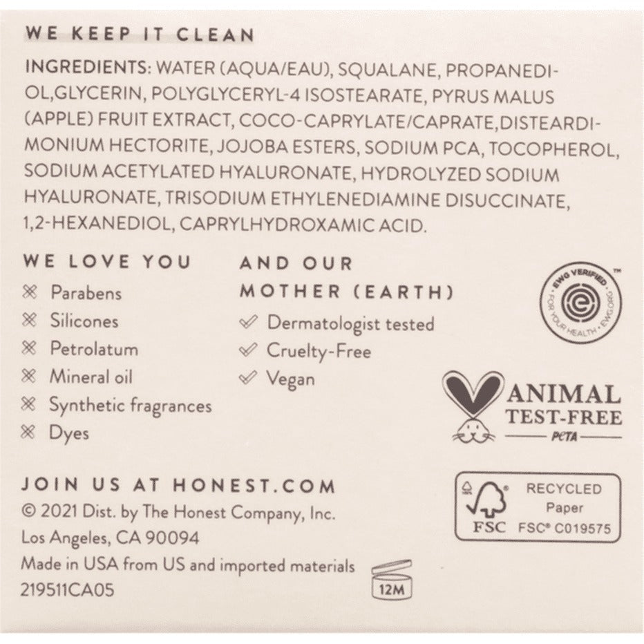 Hydrogel Cream - 2 Types of Hyaluronic Acid + Squalane