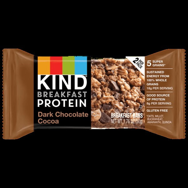 Dark Chocolate Breakfast Protein Bars (12 CT)