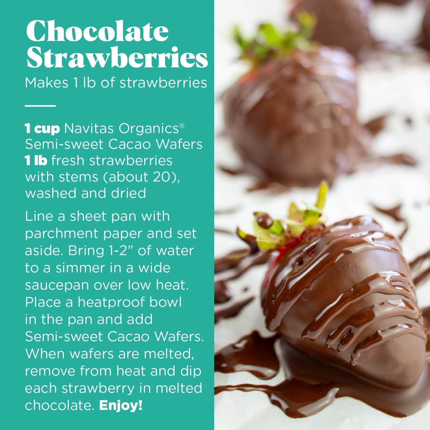 Organic Semi-Sweet Cacao Wafers Chips