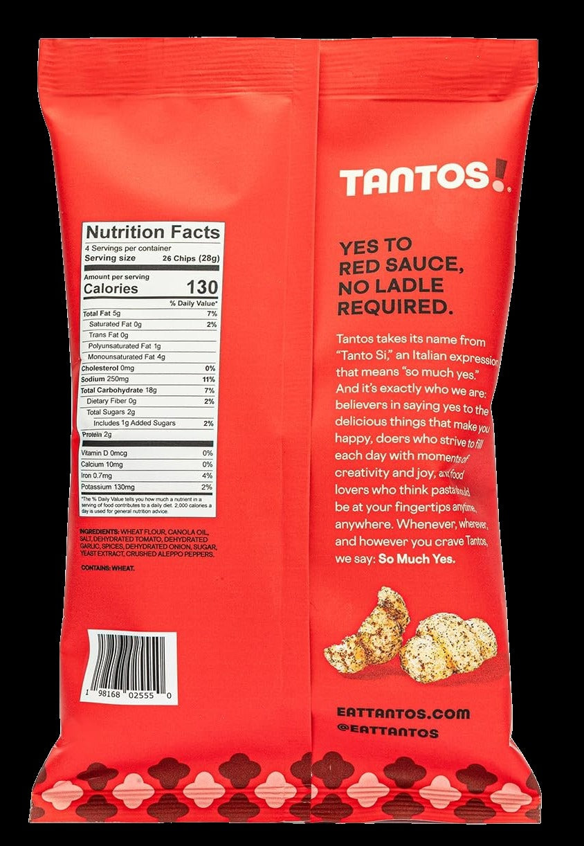 Puffed Pasta Chip - Marinara Flavor