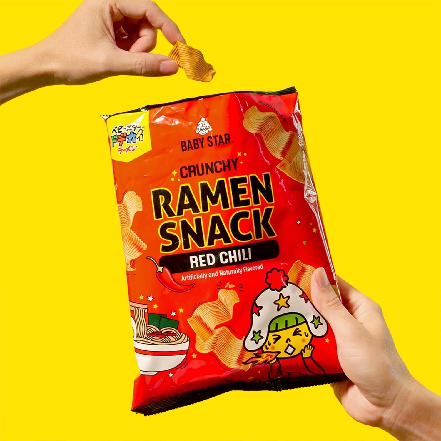 Red Chili Crunchy Ramen Snack