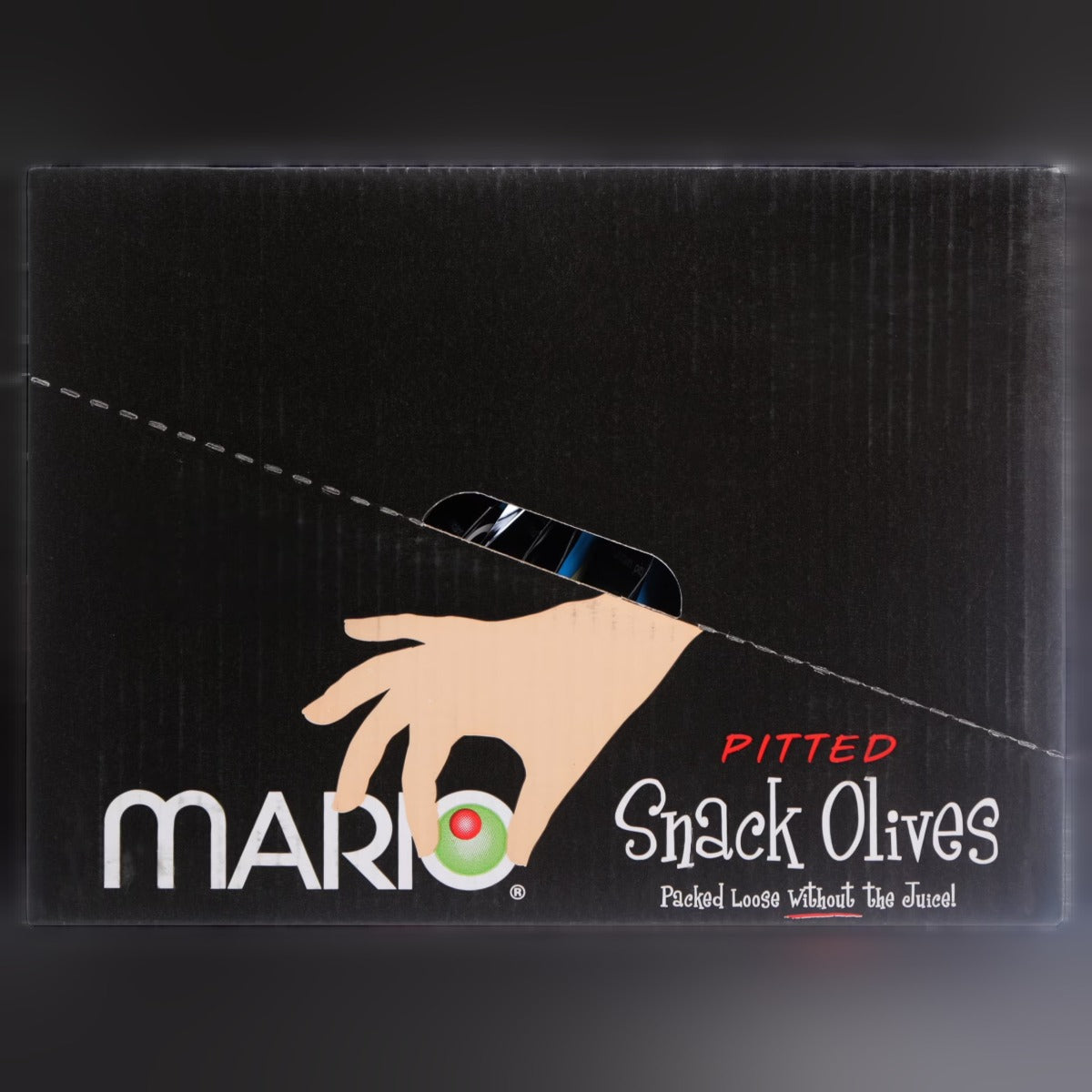 Pitted Seasoned Green Olives With Natural Sea Salt (12 Pack)