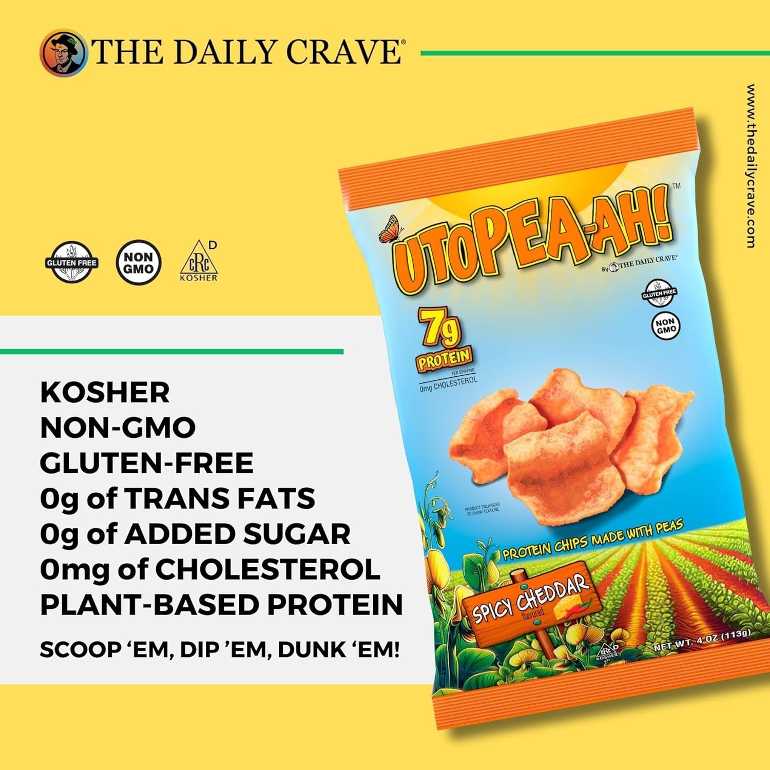 Spicy Cheddar Protein Chips