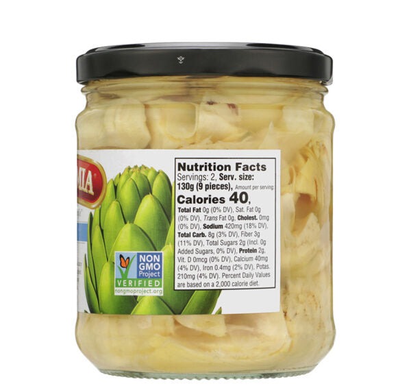 Artichoke Hearts in Water