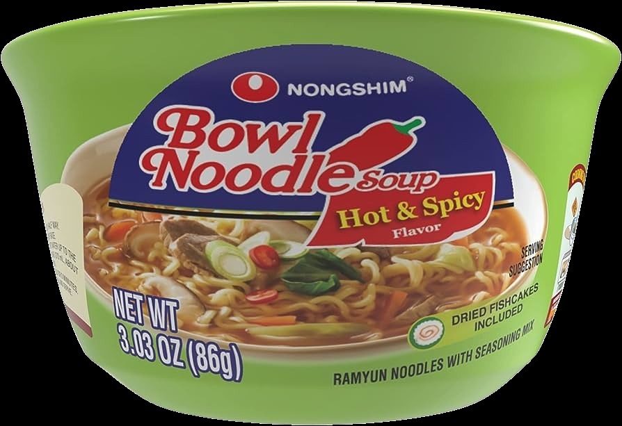 Hot & Spicy Noodle Soup Bowl (12 Pack)