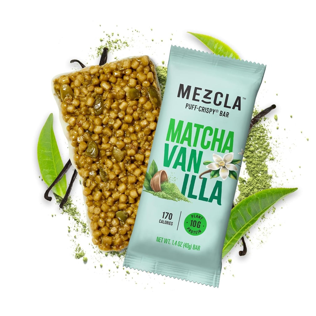 Matcha Vanilla Puff Crispy Bar (12 CT)