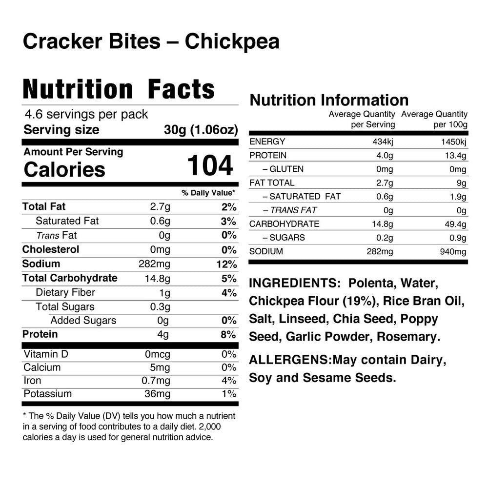 Cracker Bites - Chickpea