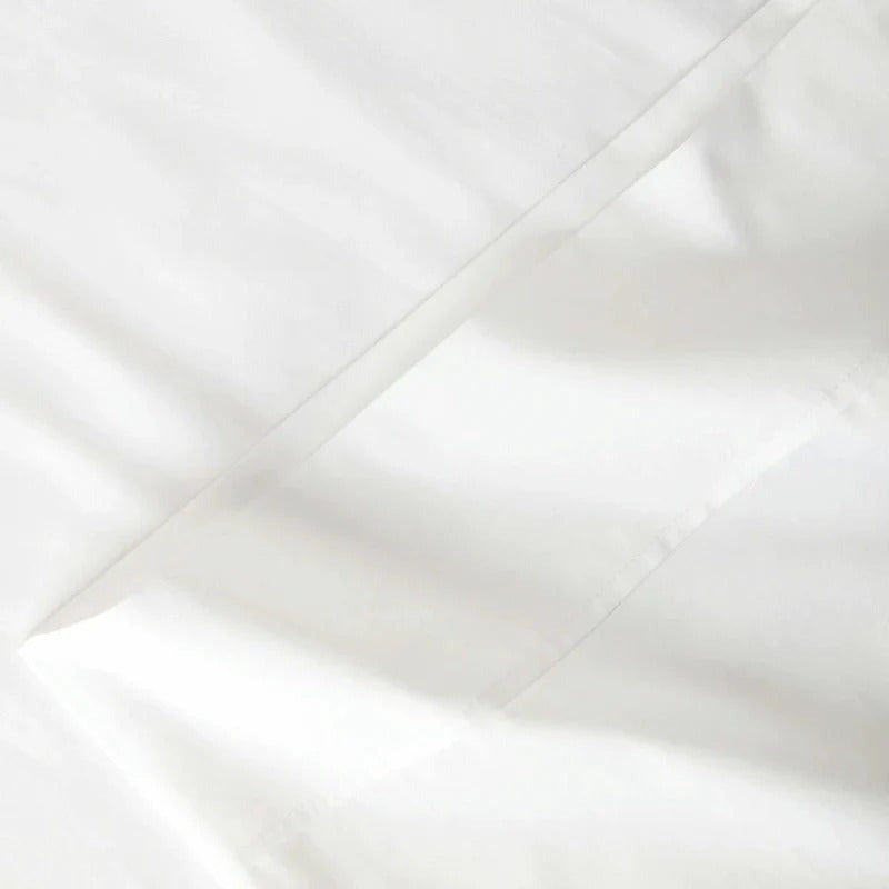 Organic Cotton Standard Pillow Cases - White (Set of 2)