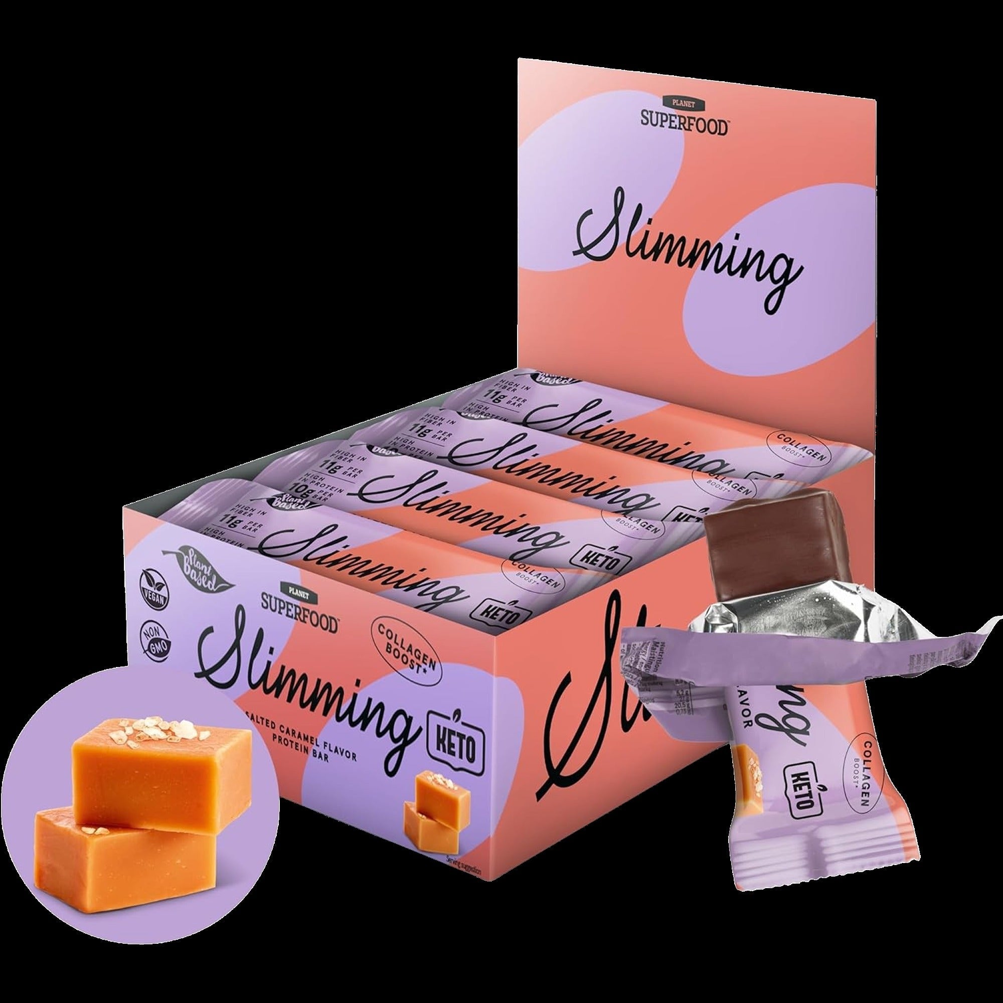 Slimming Salted Caramel Protein Bar (12 CT)