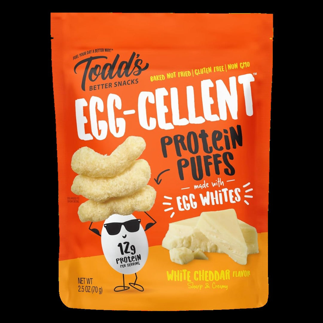 Egg-Cellent Protein Puffs - White Cheddar