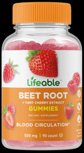 Beet Root Tart Cherry Extract Gummies 500 Mg