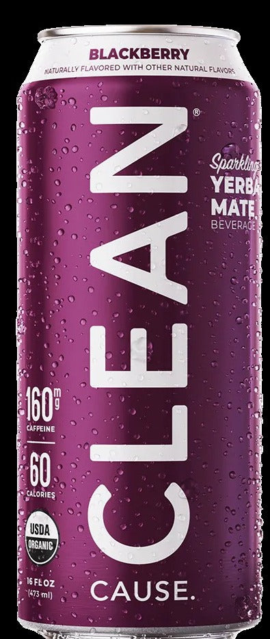 Organic Blackberry Sparkling Yerba Mate (12 Pack)