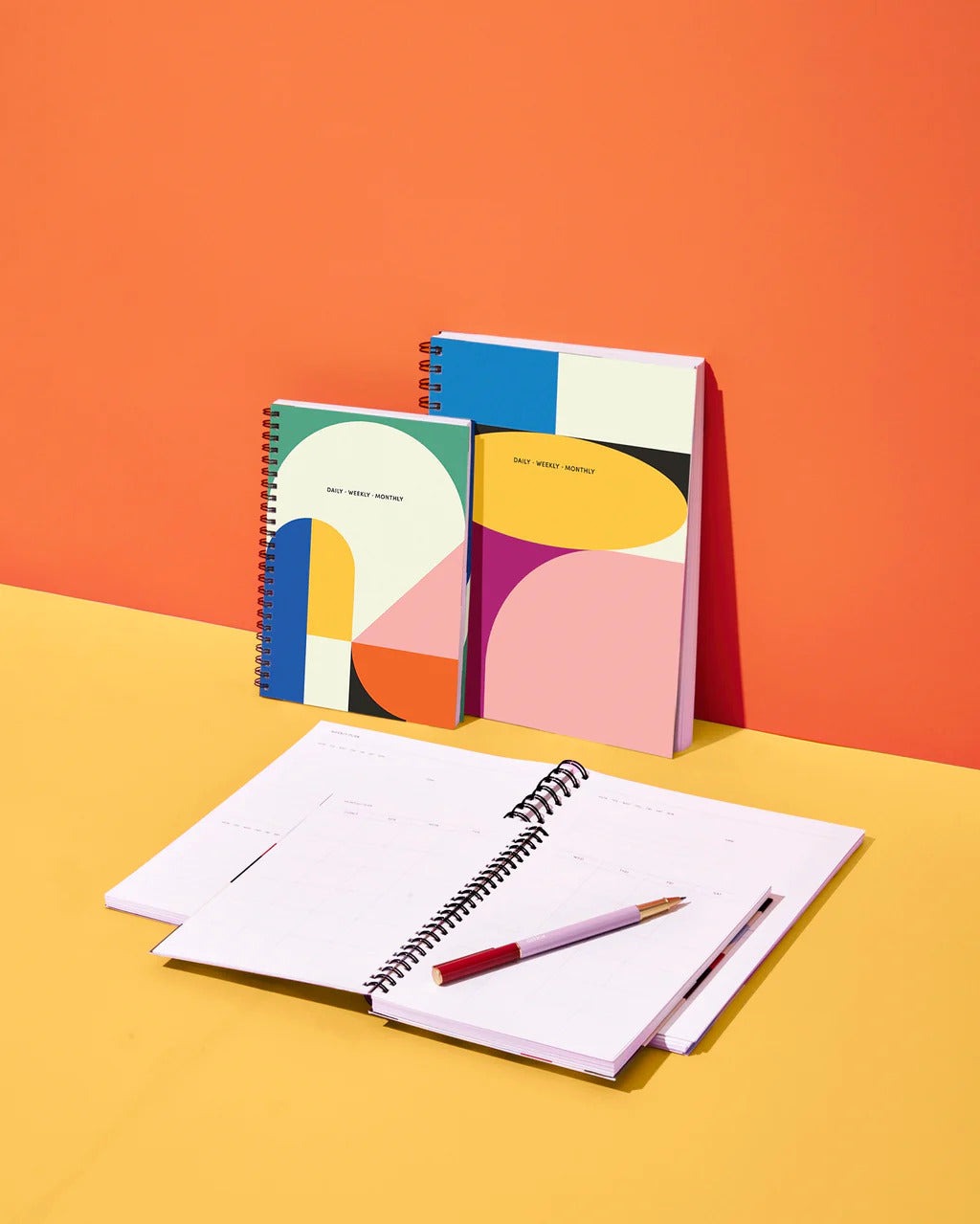 Daily Weekly Monthly Planner - Large