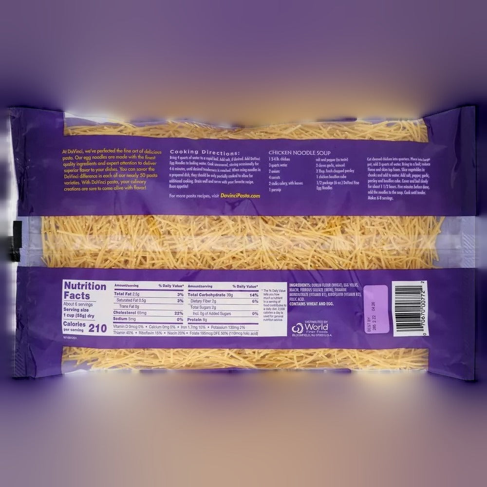 Fine Egg Noodles