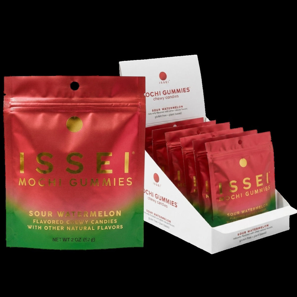 Sour Watermelon Mochi Gummies (6 Pack)