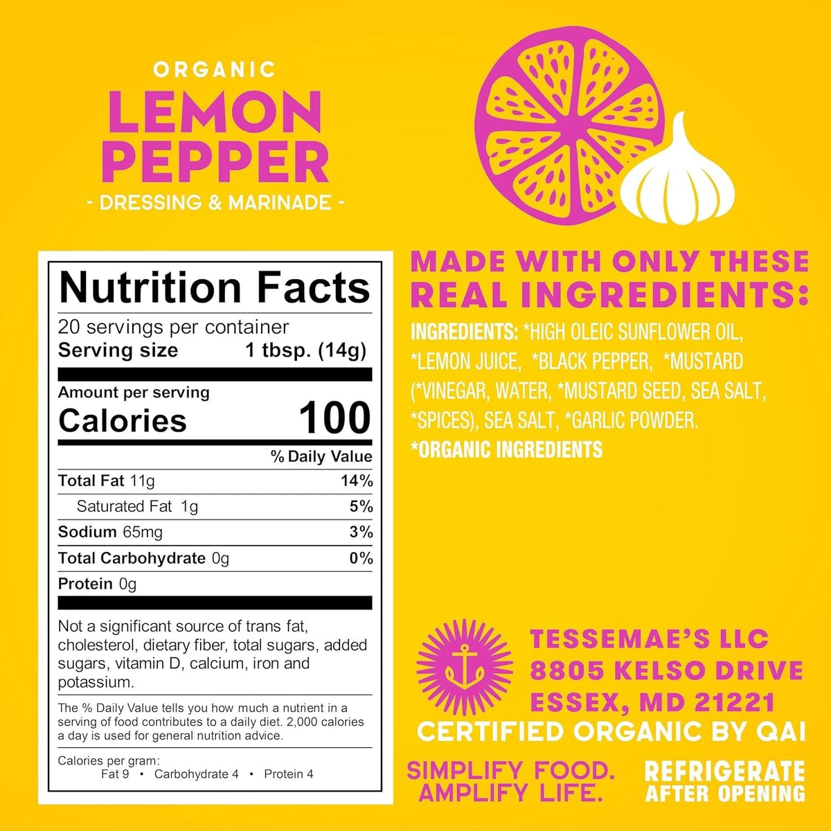 Lemon Pepper Dressing & Marinade