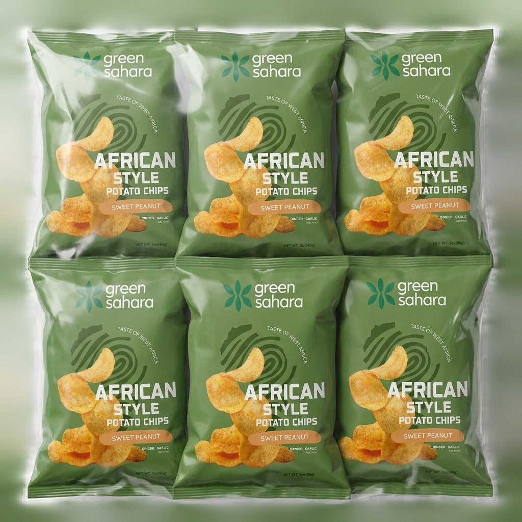Sweet Peanut Potato Chips (6 Pack)