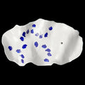 Tracey White and Blue Porcelain Incense Holder
