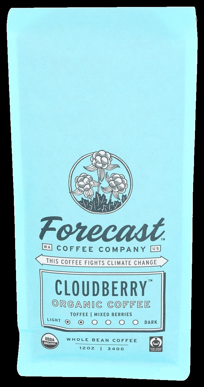Cloudberry Organic Medium Roast Whole Been