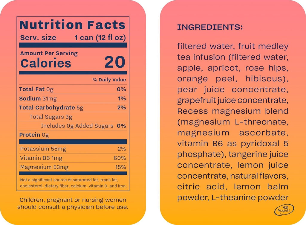 Mood Grapefruit Tangerine Sparkling Water (12 CT)
