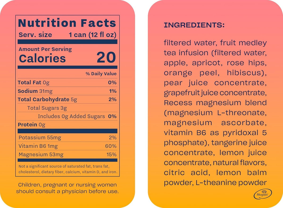 Mood Grapefruit Tangerine Sparkling Water (12 CT)