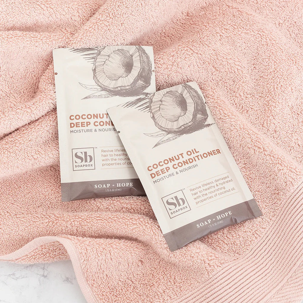 Soapbox Deep Conditioner Packet Coconut Oil Rejuvenating (12 CT)