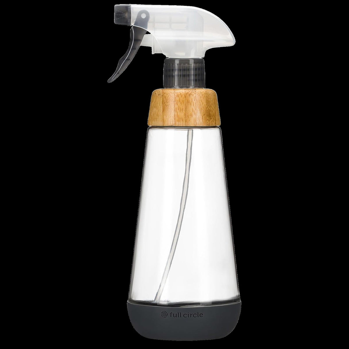 Glass Spray Bottle - Gray 16 oz