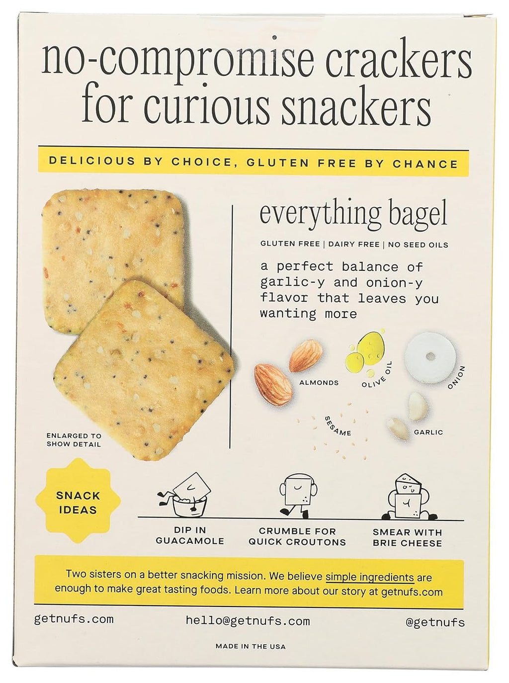 Everything Bagel Crispy Crackers