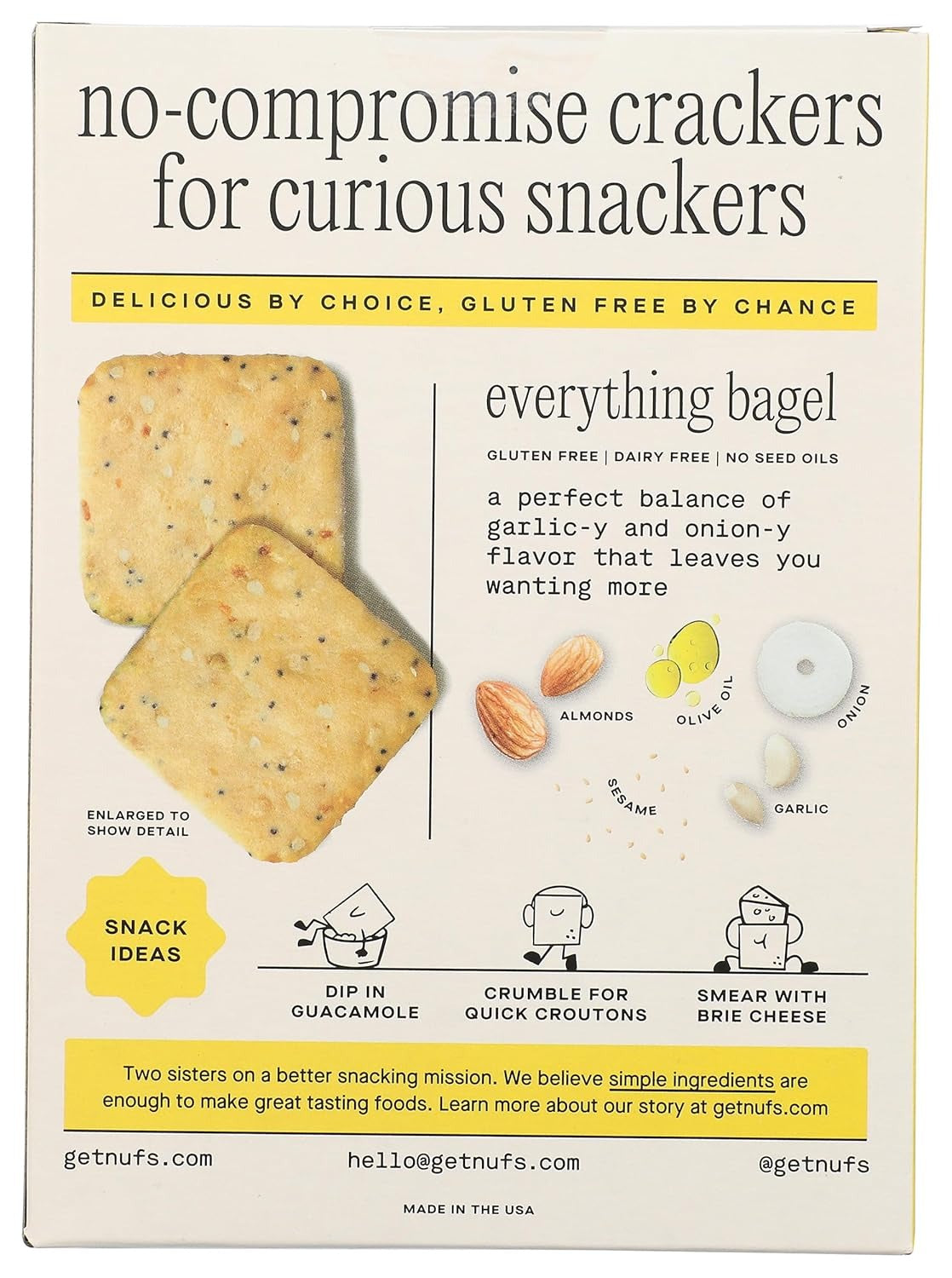 Everything Bagel Crispy Crackers