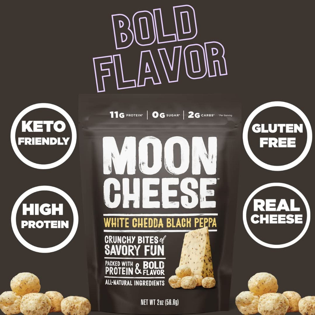 White Chedda Black Peppa Bites