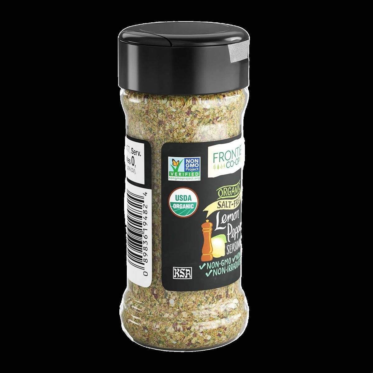 Organic Lemon Pepper Seasoning, Salt-Free
