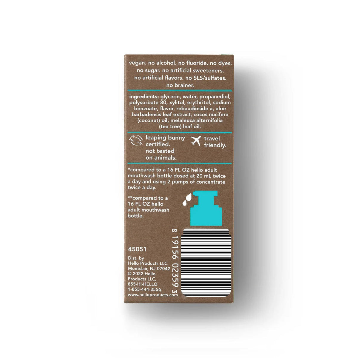 Mouthwash Concentrate Fresh Mint