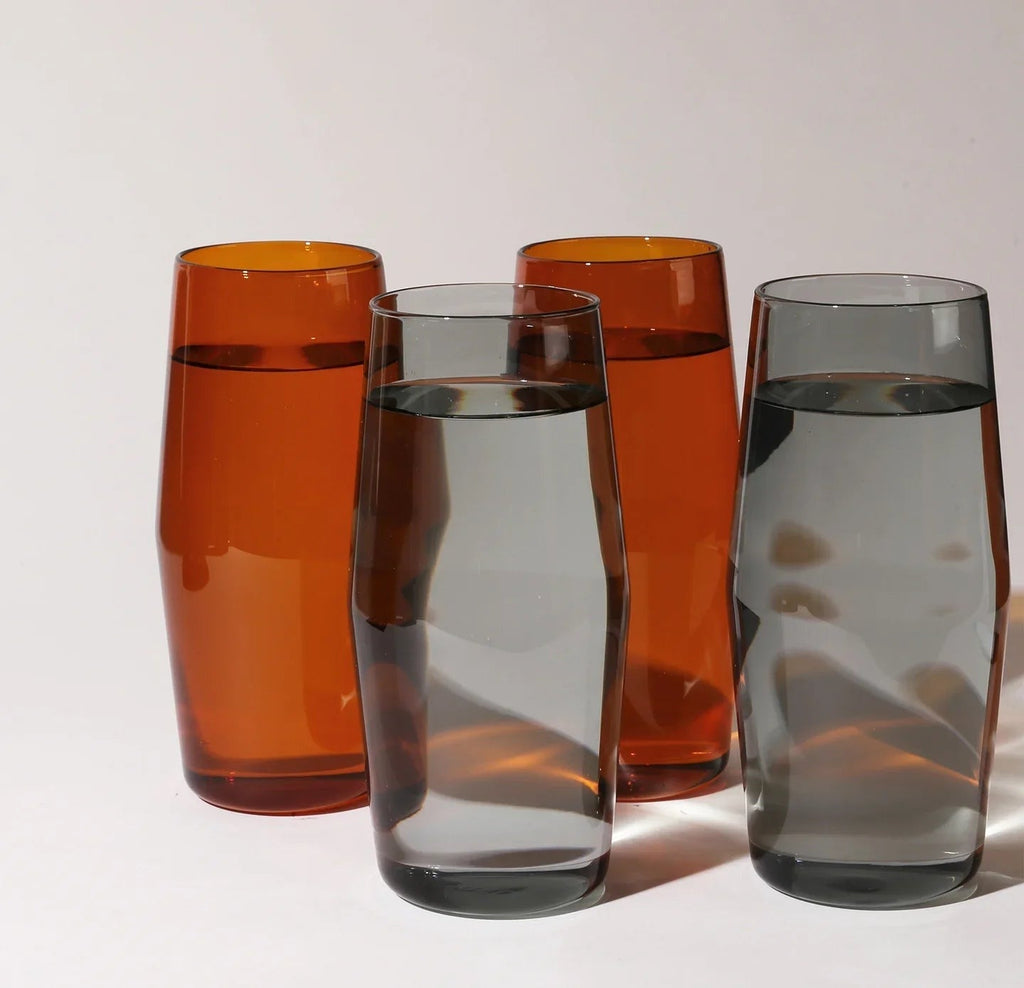 Century Glass Set Of Two (Amber)