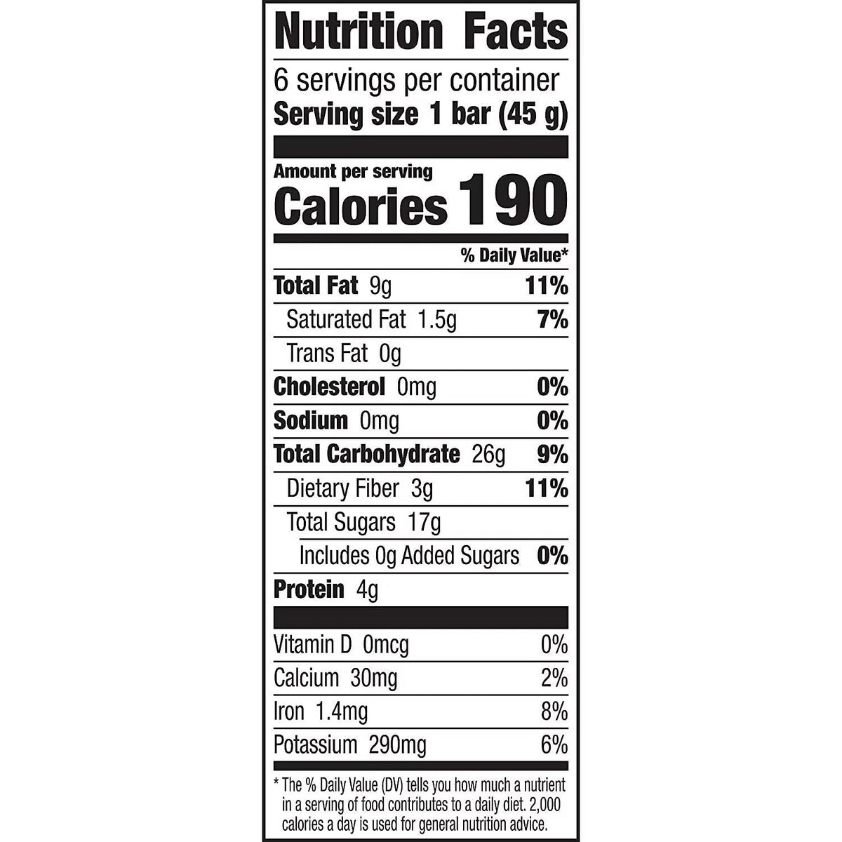 Larabar Gingerbread Bar (6 Bars)